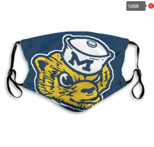 NCAA Michigan Wolverines #7 Dust mask with filter
